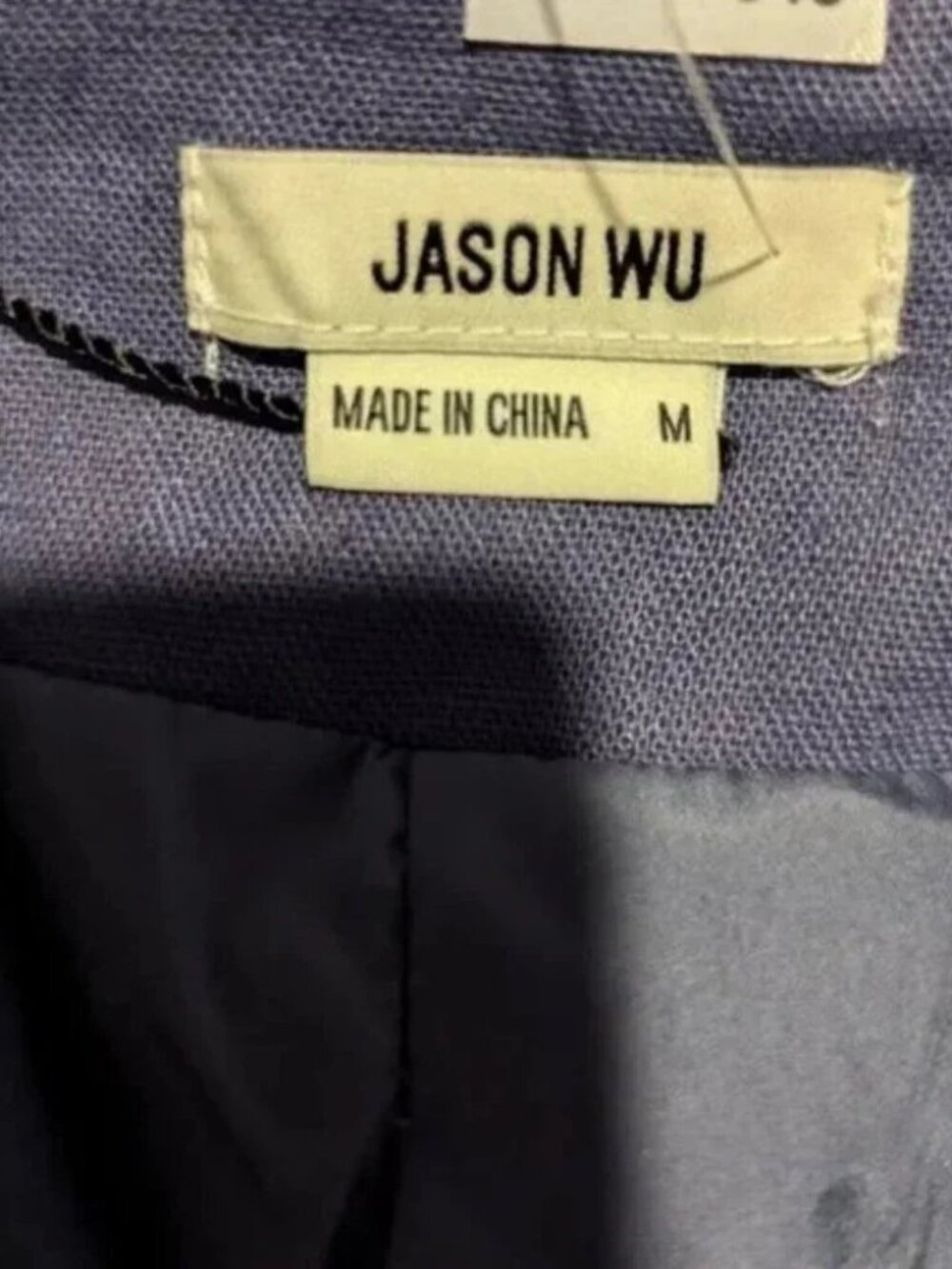 Jason Wu Linen Blazer NWOT Size M - Picture 4 of 5